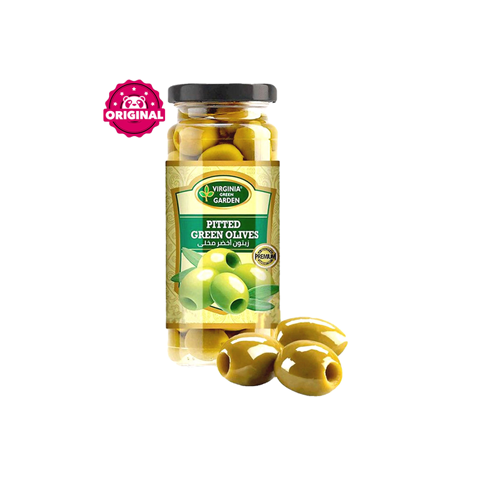 Virginia pitted green olives 350g