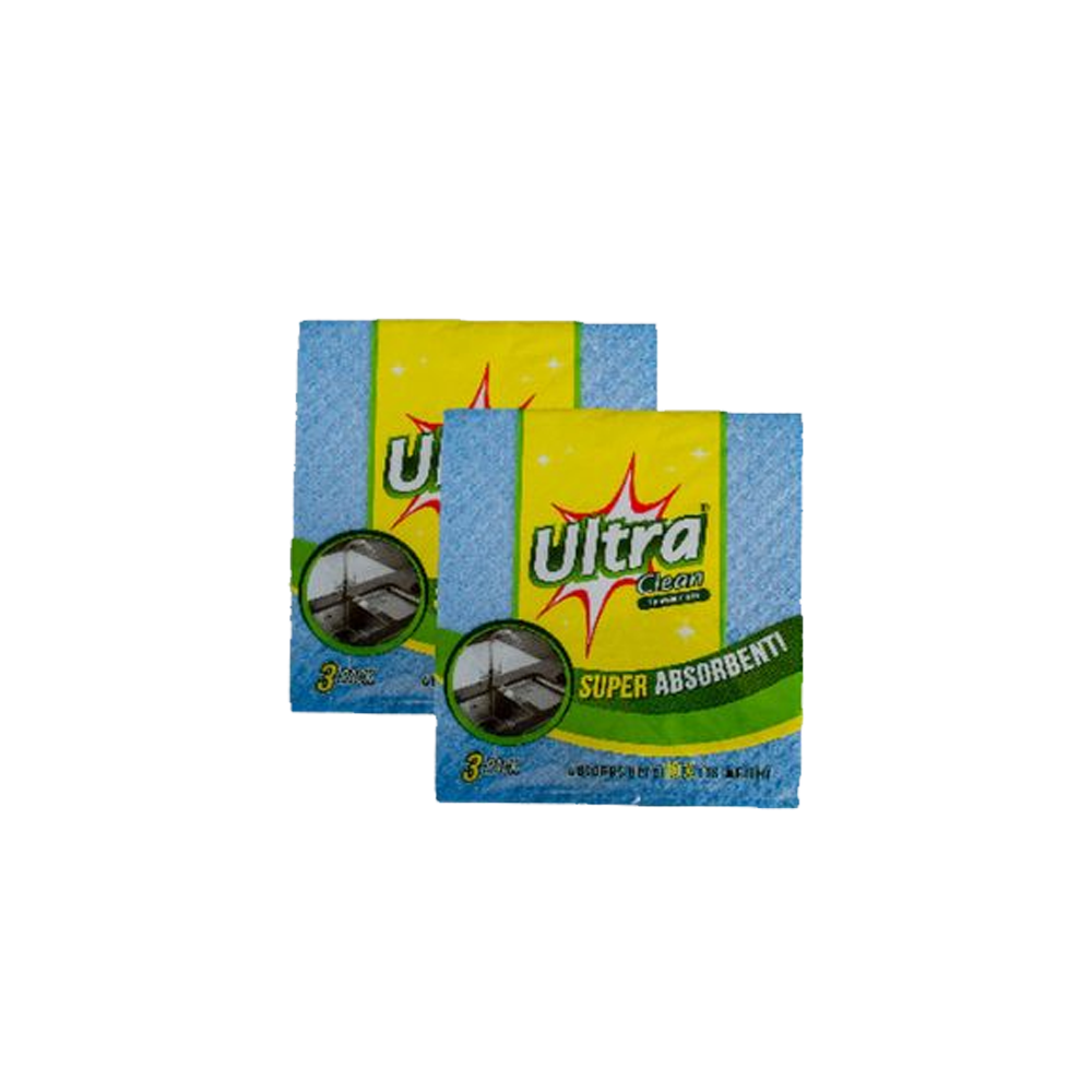 Ultra clean sponge cloth