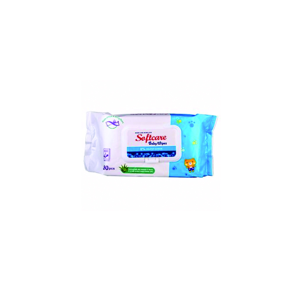 Softcare Baby wipes 80pcs