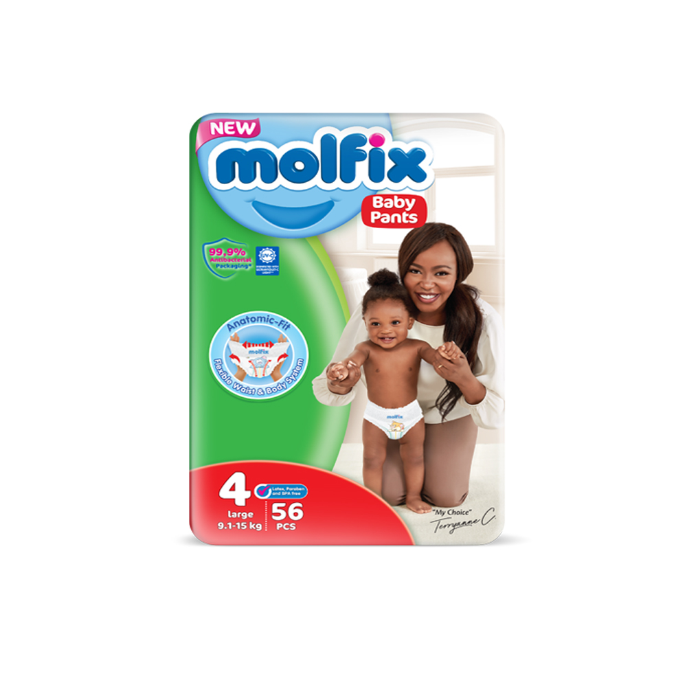 Molfix pants jumbo No4 (9-15kg 56pcs )